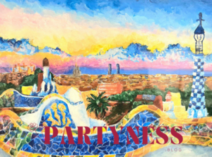 Acrylic Painting - Park Güell, Barcelona