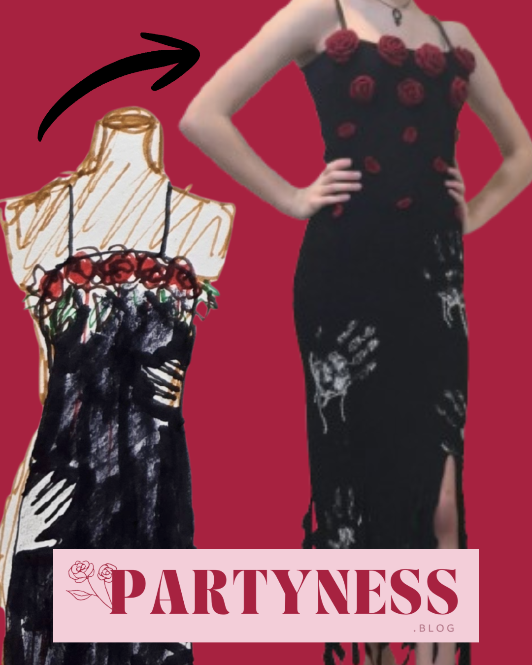 My Art Process - Creating "Her Choice" Fashion design header